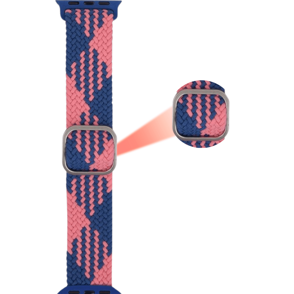 Apple Watch Braided Band - Blue Pink Apple Watch Braided Loop Band - Pinkkode