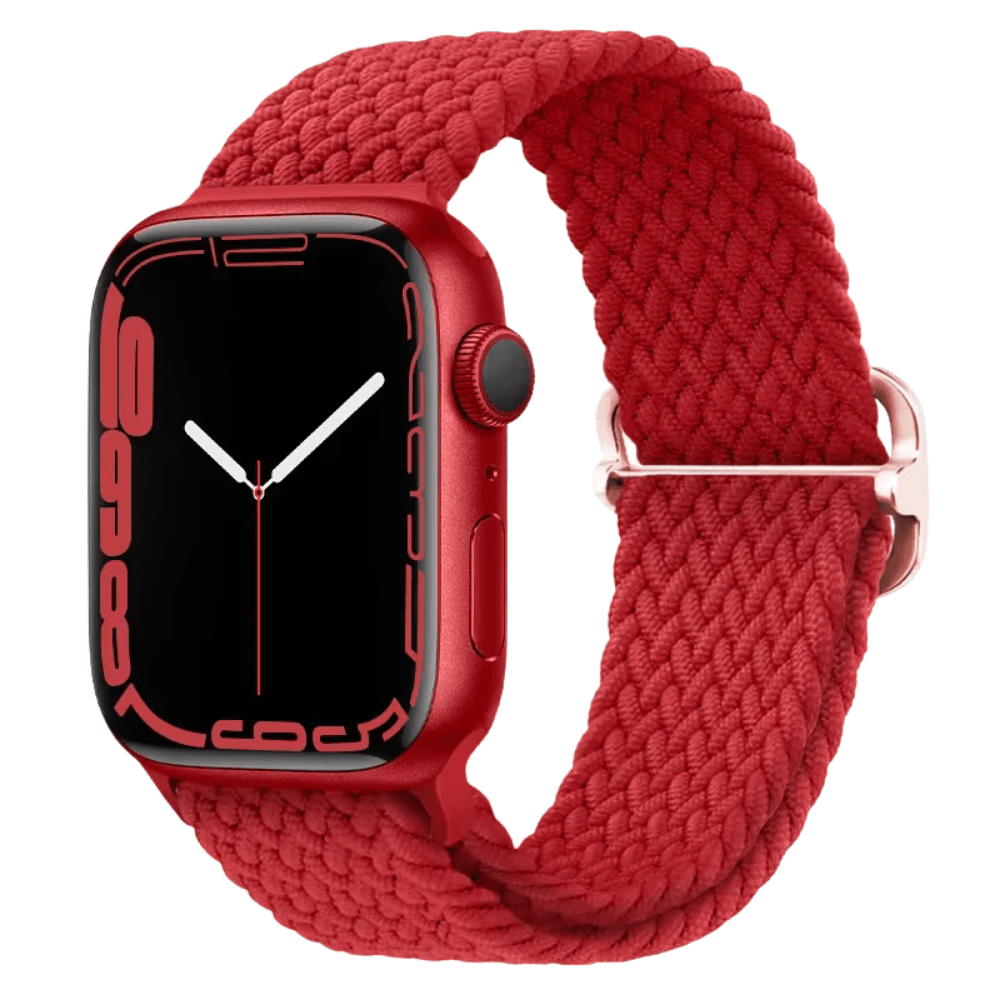 Apple Watch Sport Band Apple - Red Apple Watch Braided Loop Band - Pinkkode