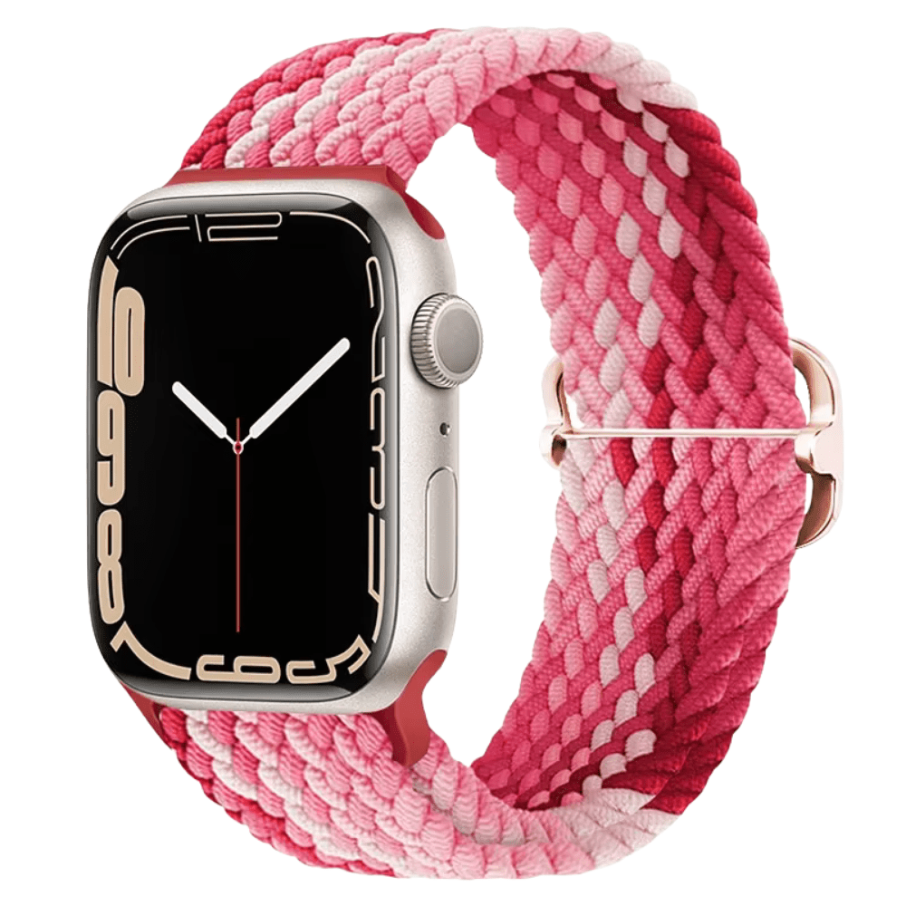 Braided Apple Watch Band - Strawberry Apple Watch Braided Loop Band - Pinkkode