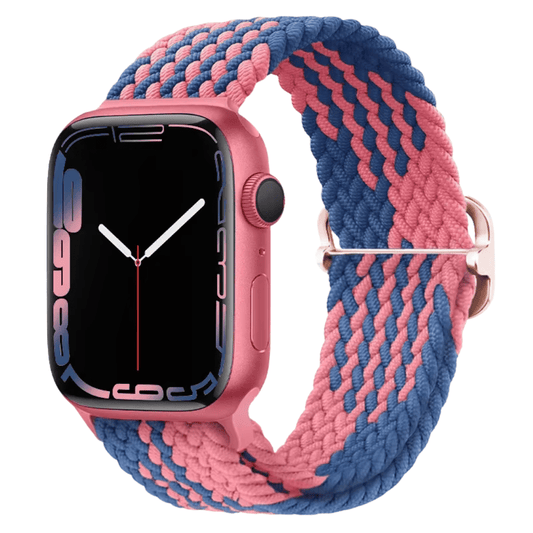 Apple Watch Braided Band - Blue Pink Apple Watch Braided Loop Band - Pinkkode