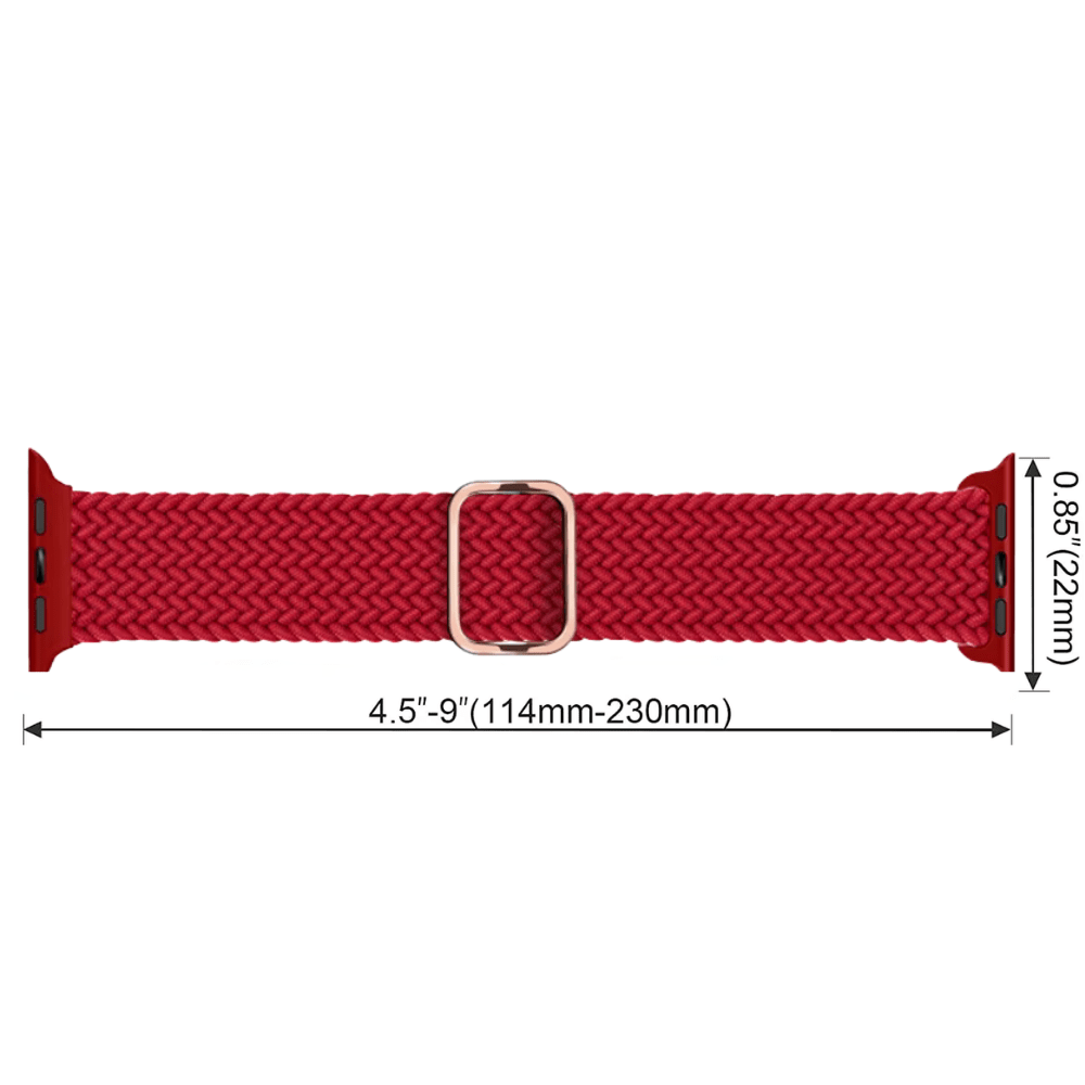 Apple Watch Sport Band Apple - Red Apple Watch Braided Loop Band - Pinkkode