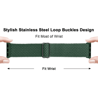 Apple Watch Sport Loop Band - Cedar Green Apple Watch Braided Loop Band - Pinkkode