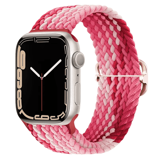Braided Apple Watch Band - Strawberry Apple Watch Braided Loop Band - Pinkkode