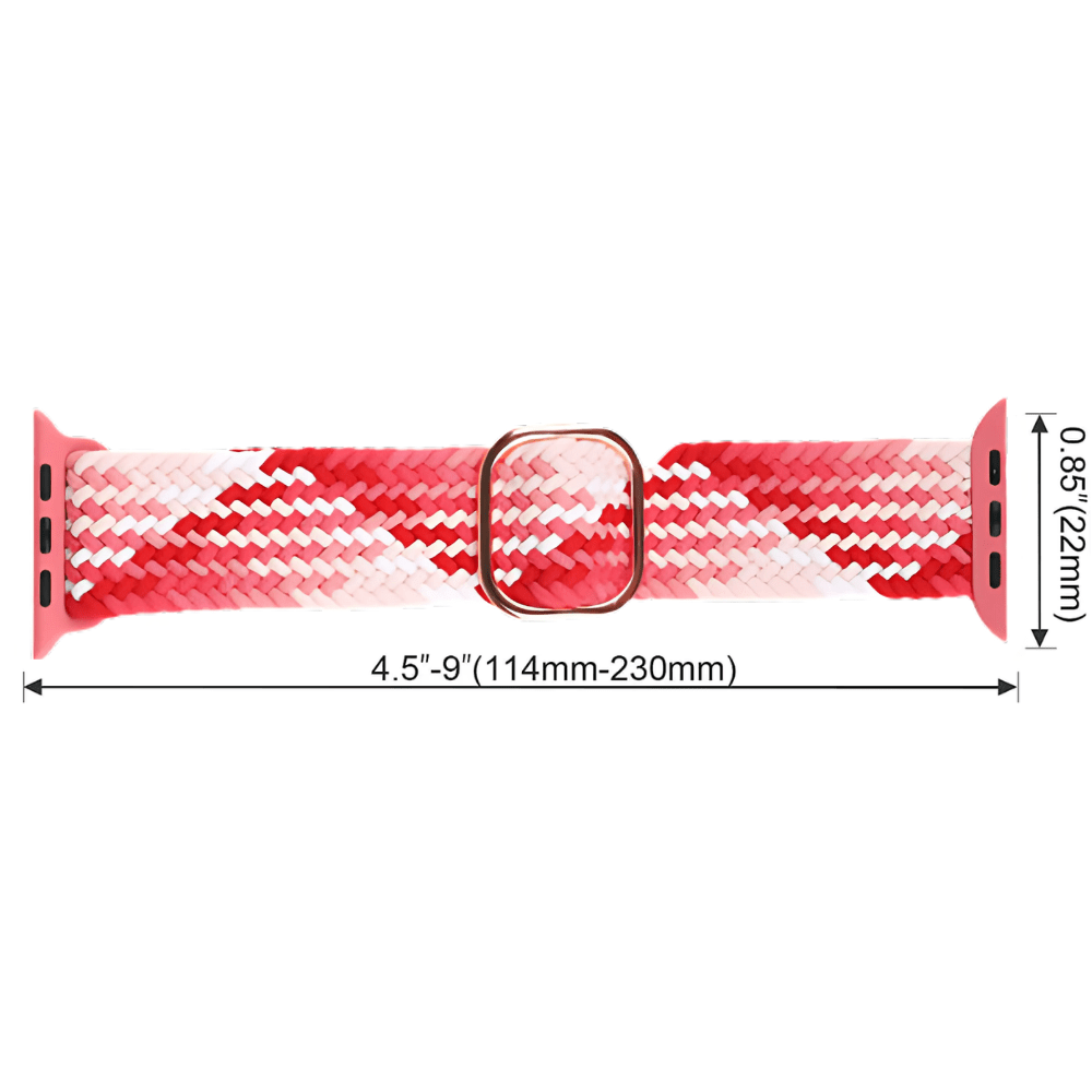 Braided Apple Watch Band - Strawberry Apple Watch Braided Loop Band - Pinkkode