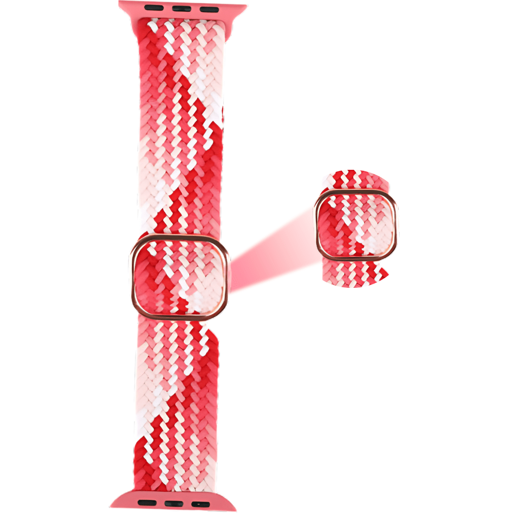 Braided Apple Watch Band - Strawberry Apple Watch Braided Loop Band - Pinkkode