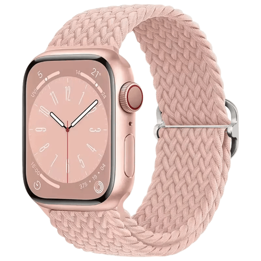 Solo Loop Apple Watch Band - Sand Pink Apple Watch Braided Loop Band - Pinkkode